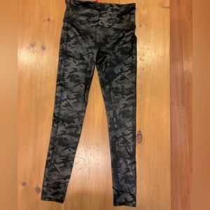Spanx camo faux leather legging